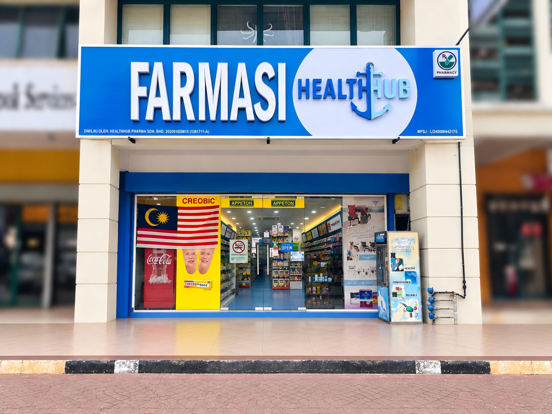 The Farmasi HealthHub shopfront in Bandar Damansara Perdana